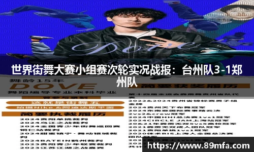 世界街舞大赛小组赛次轮实况战报：台州队3-1郑州队